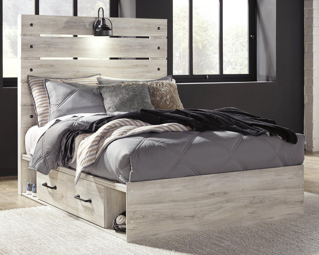 Cambeck Full Panel Bed with 2 Storage Drawers - image 2