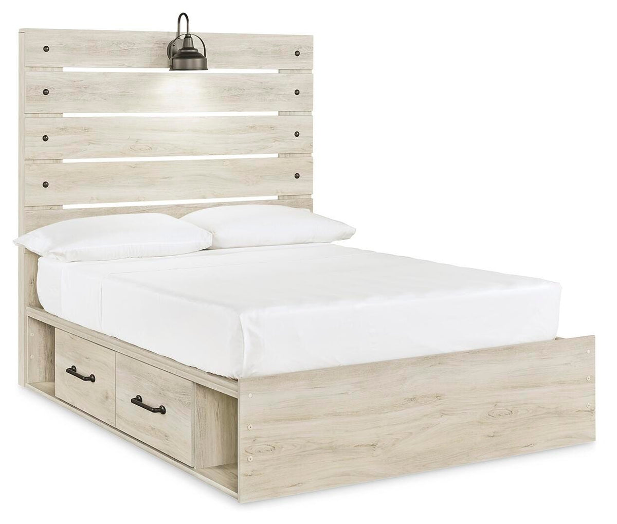 Cambeck Full Panel Bed with 2 Storage Drawers - image 3