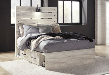 Cambeck Full Panel Bed with 2 Storage Drawers - image 1
