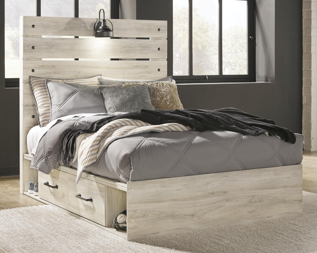 Cambeck Full Panel Bed with 4 Storage Drawers - image 2