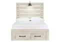 Cambeck Full Panel Bed with 2 Storage Drawers