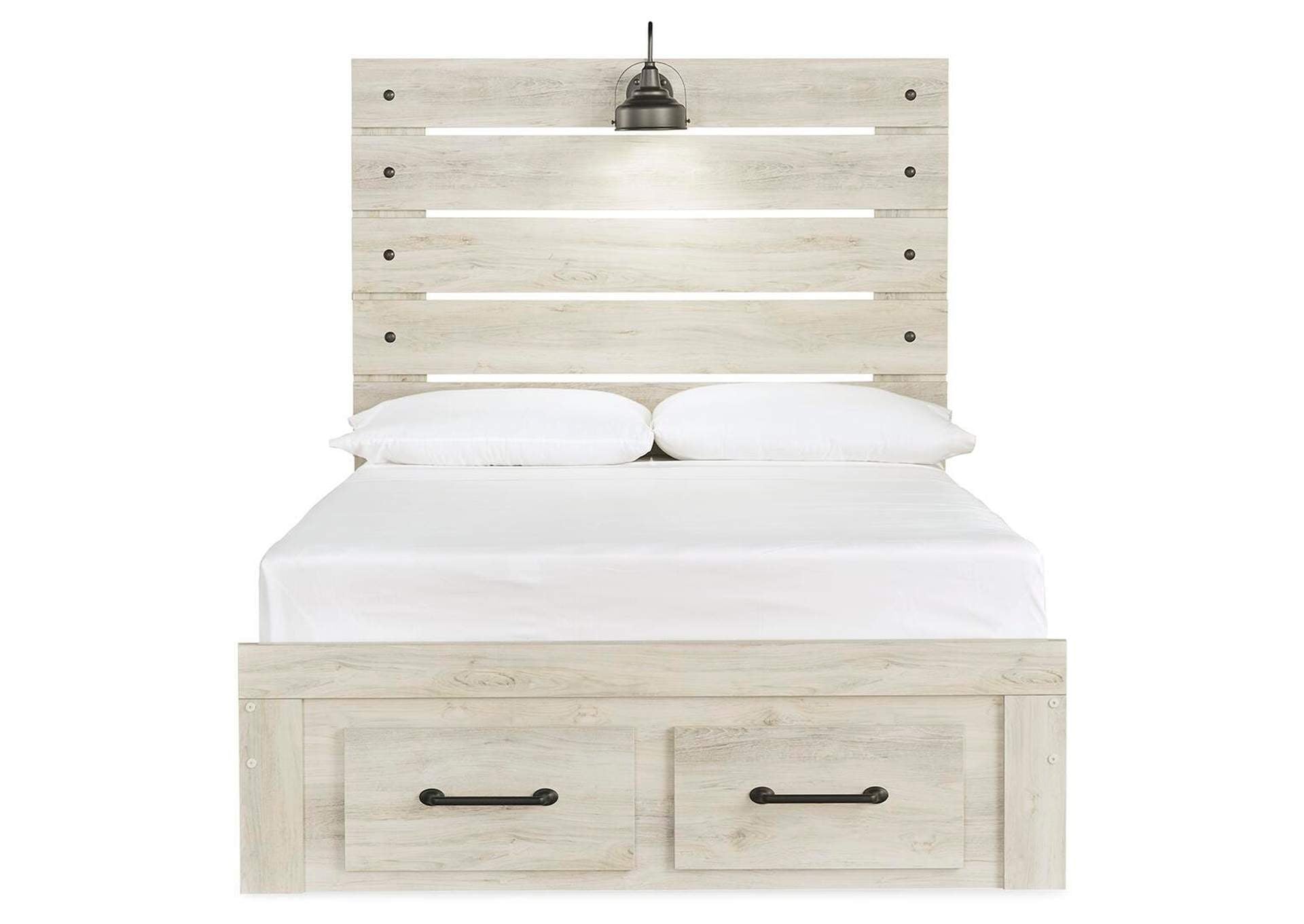 Cambeck Full Panel Bed with 2 Storage Drawers