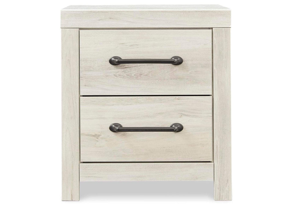 Cambeck King Panel Bed with 4 Storage Drawers with Mirrored Dresser, Chest and Nightstand