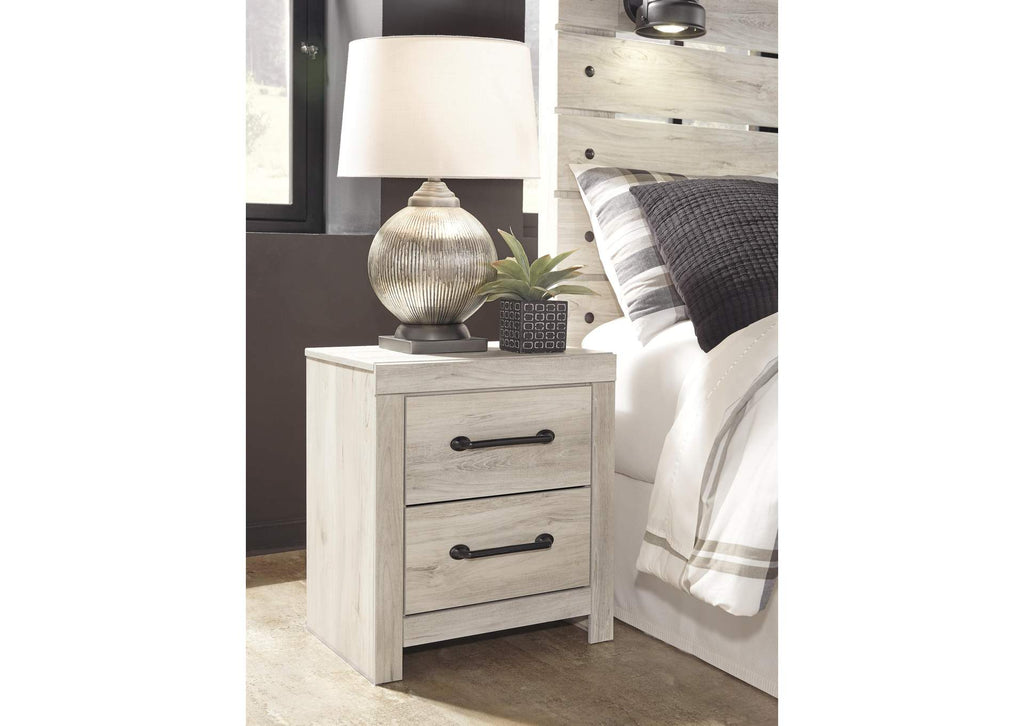 Cambeck Queen Panel Bed with 4 Storage Drawers with Mirrored Dresser, Chest and 2 Nightstands