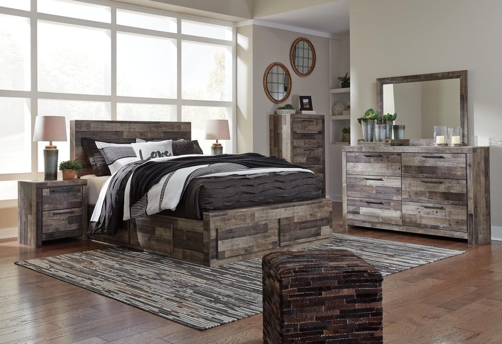 Derekson Queen Panel Bed with 6 Storage Drawers - image 8