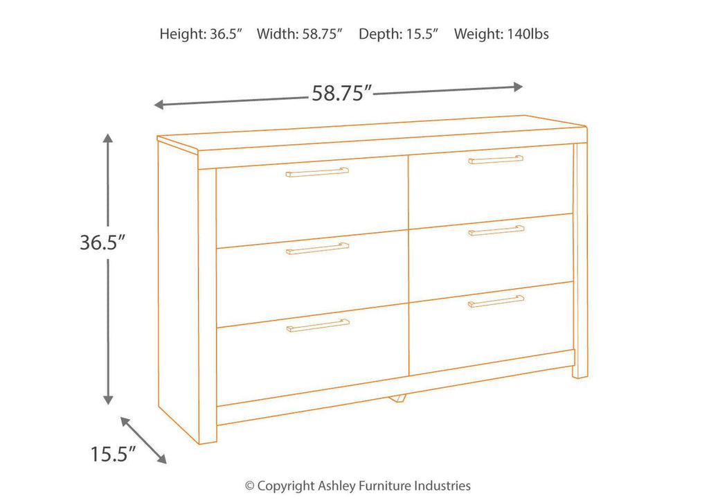Derekson Dresser dimensions