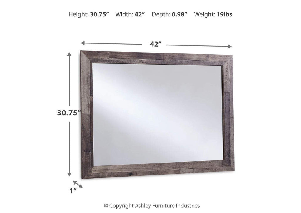Derekson Bedroom Mirror dimensions