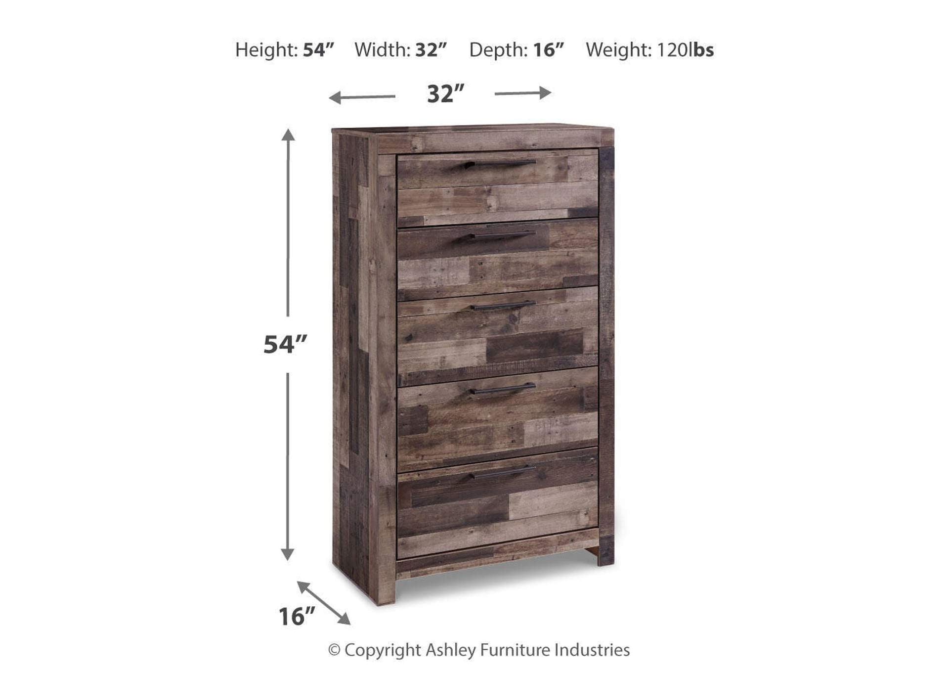 Derekson Chest of Drawers dimensions