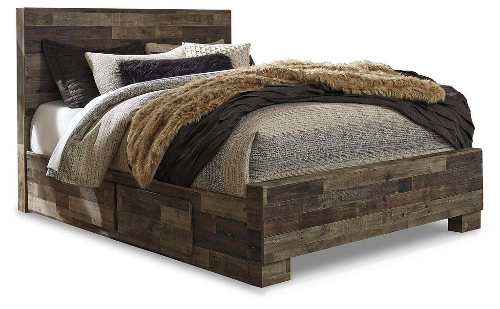 Derekson Queen Panel Bed with 2 Side Storage - additional image 2