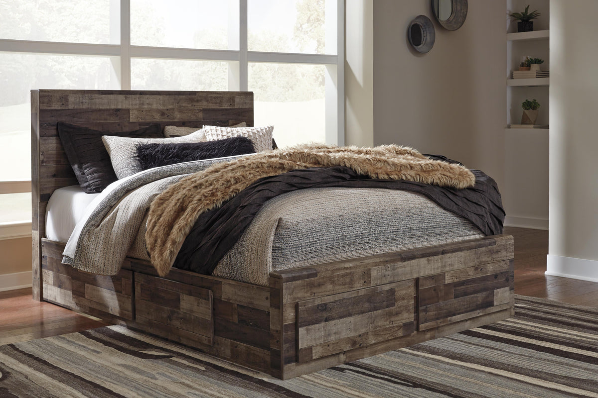 Derekson Queen Panel Bed with 6 Storage Drawers - additional image 2