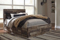 Derekson Queen Panel Bed with 2 Storage Drawers - image 1