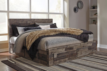 Derekson Queen Panel Bed with 2 Storage Drawers - image 13