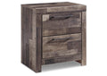 Derekson Queen Panel Bed with Mirrored Dresser and Nightstand