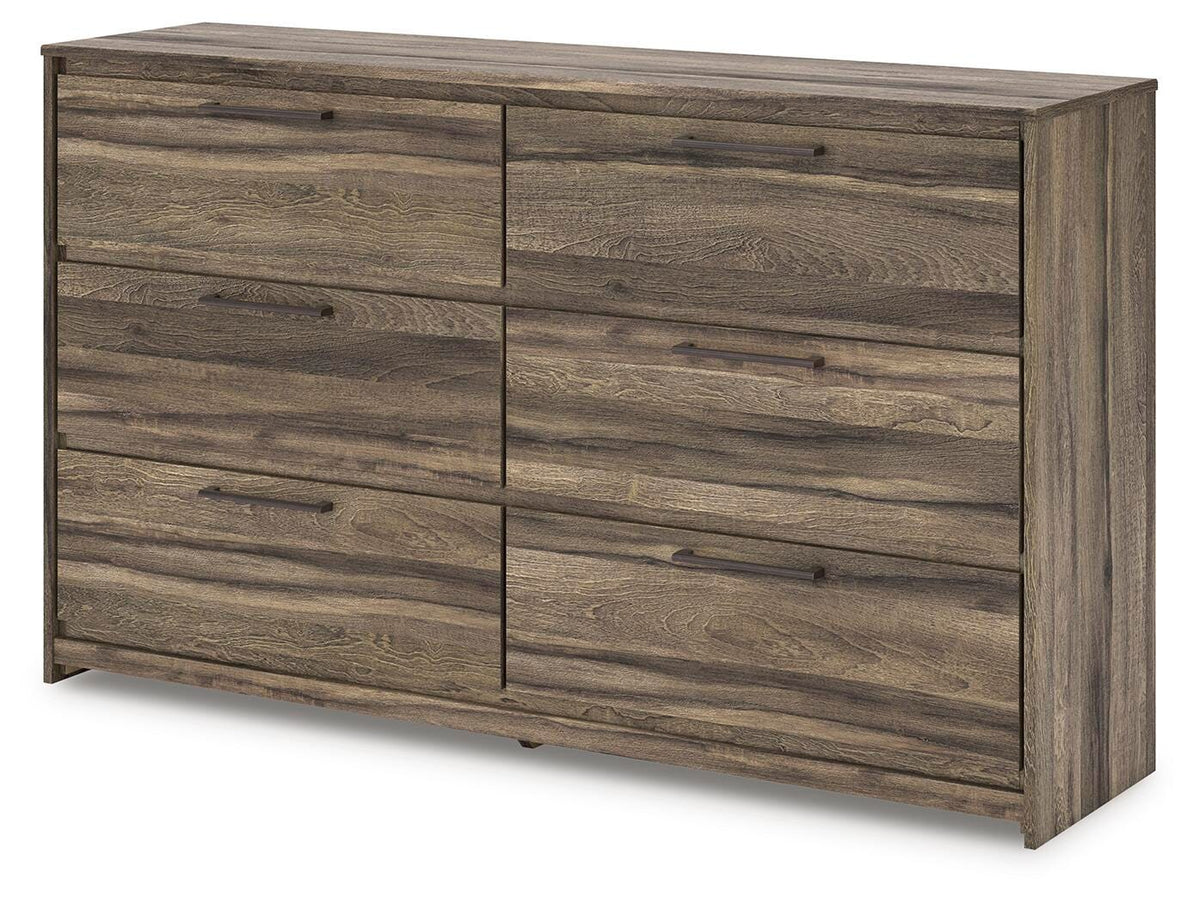 Elbrim Dresser in Brown, angle view