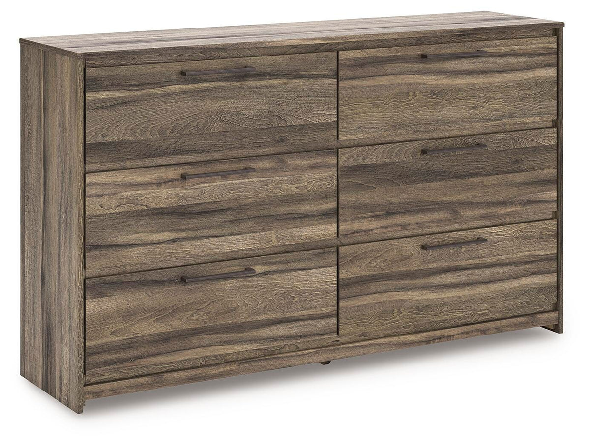 Elbrim Dresser in Brown, angle view