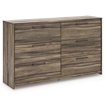 Elbrim Dresser in Brown, angle view