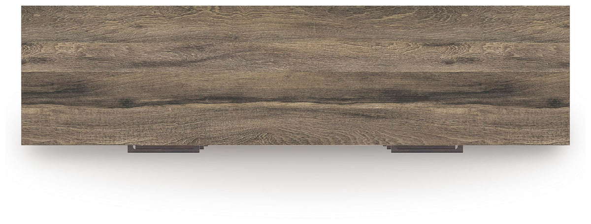 Elbrim Dresser in Brown, top view