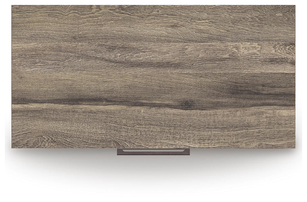 Elbrim Chest of Drawers in Brown, top view