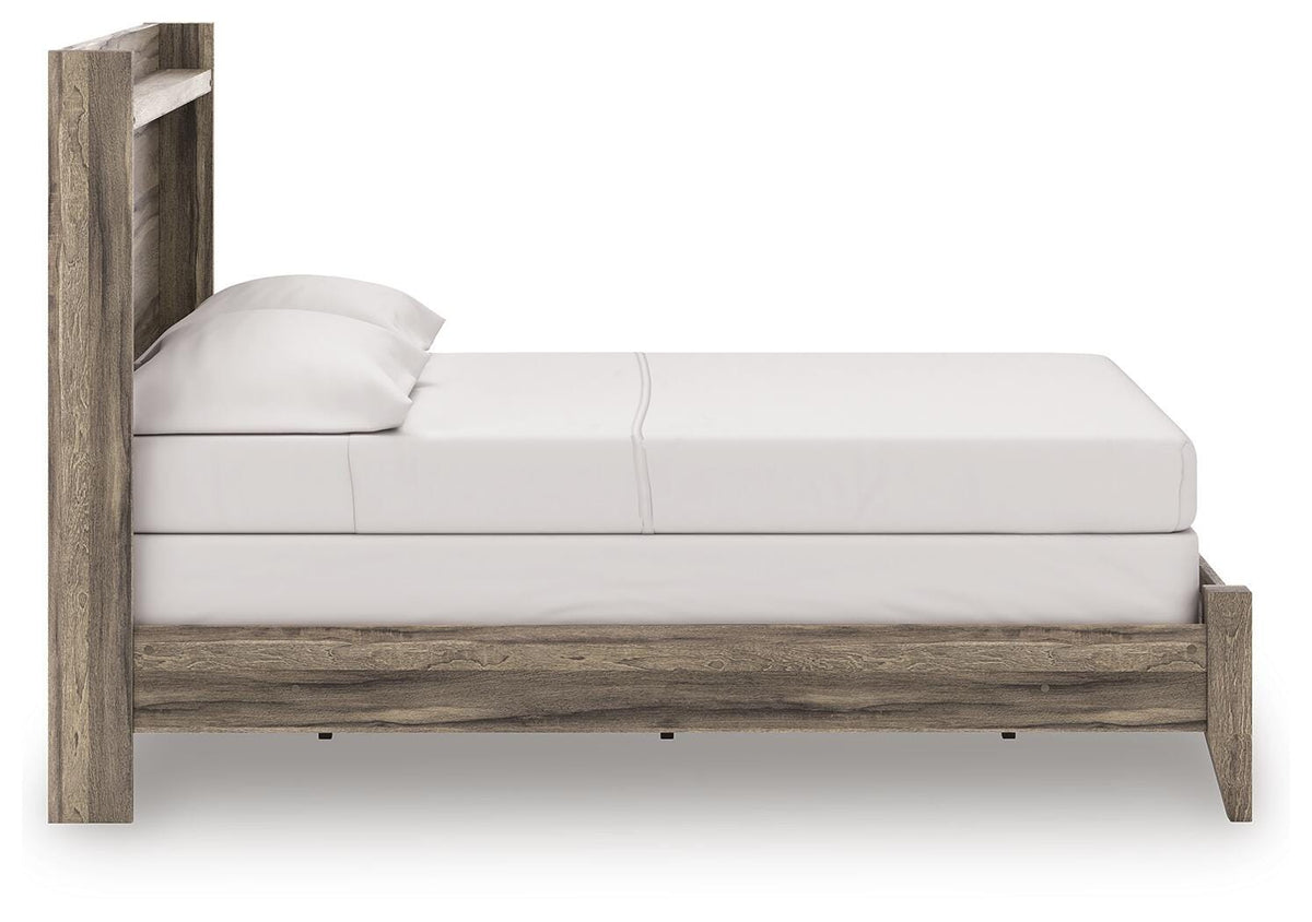Elbrim Full Panel Bed in Brown, side view