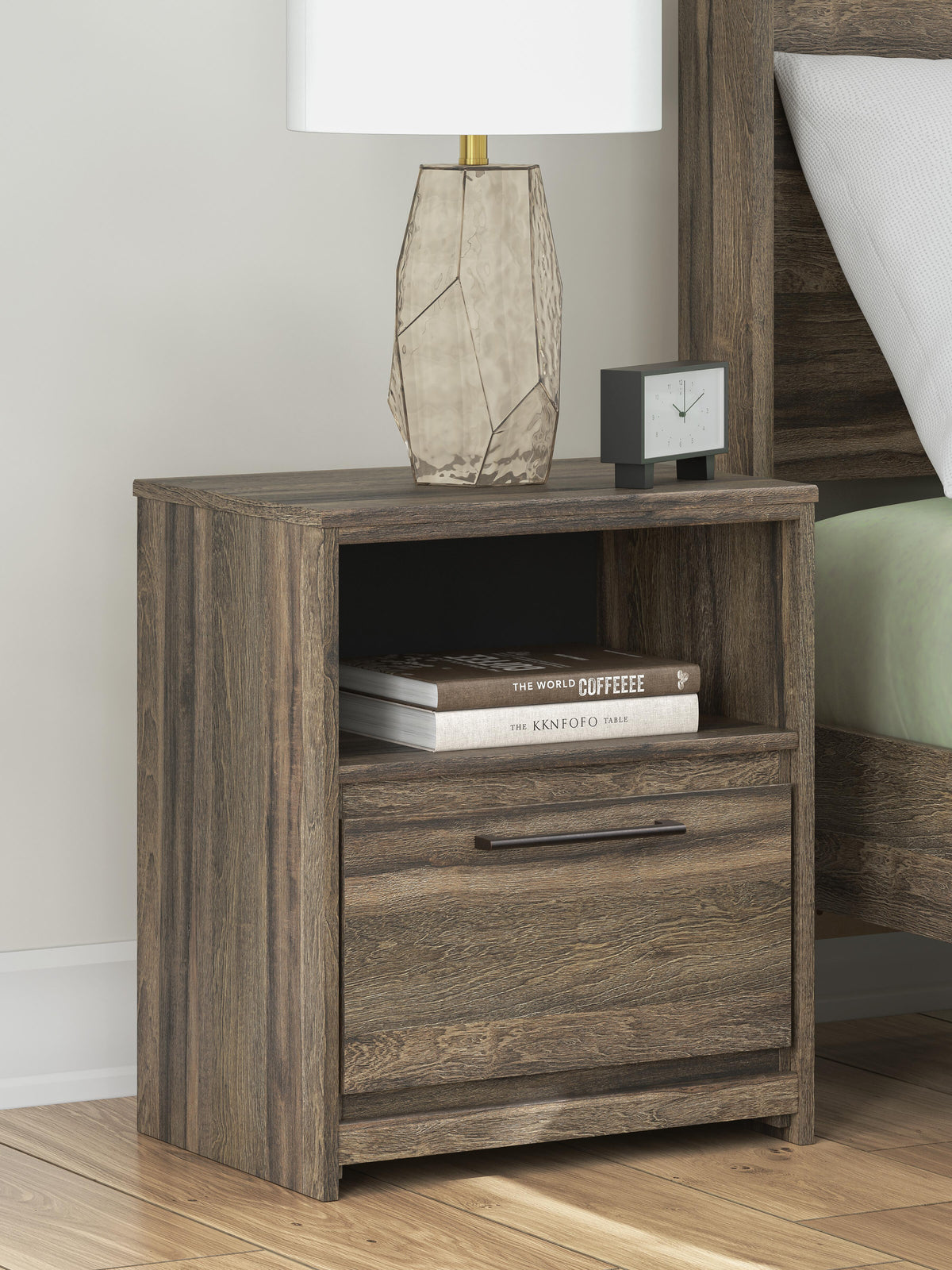 Elbrim Nightstand in Brown, alternate view 2