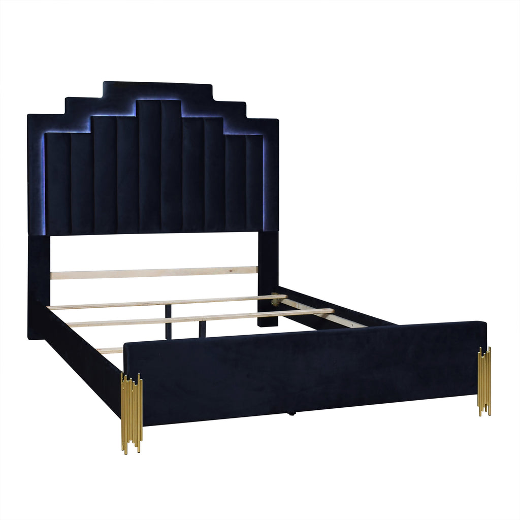 Empire Hb,Fb, & Queen Bed - Black