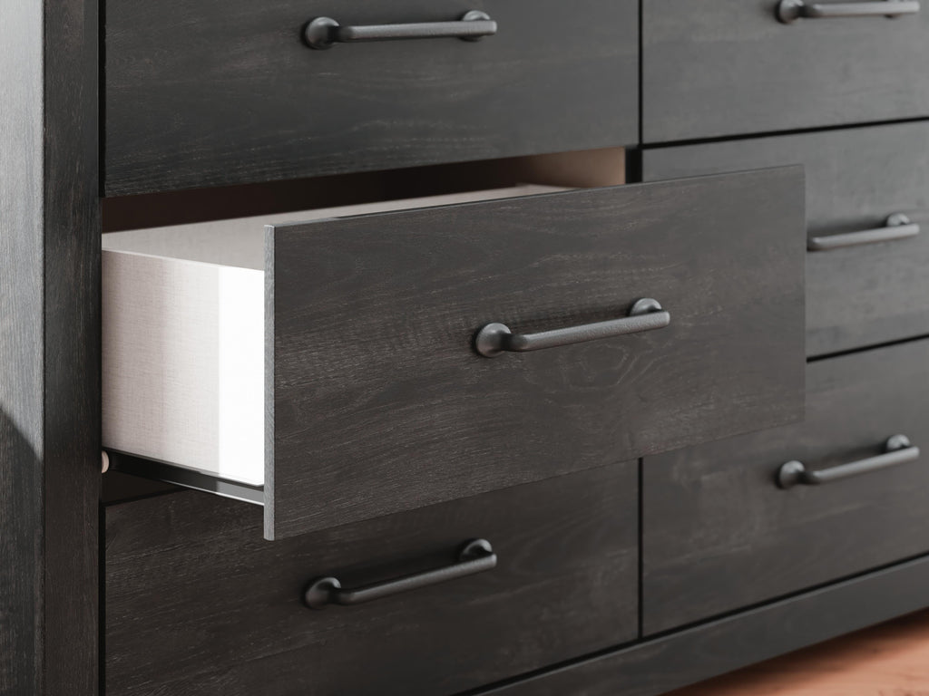 Hollivern Dresser in Dark Gray, detail view
