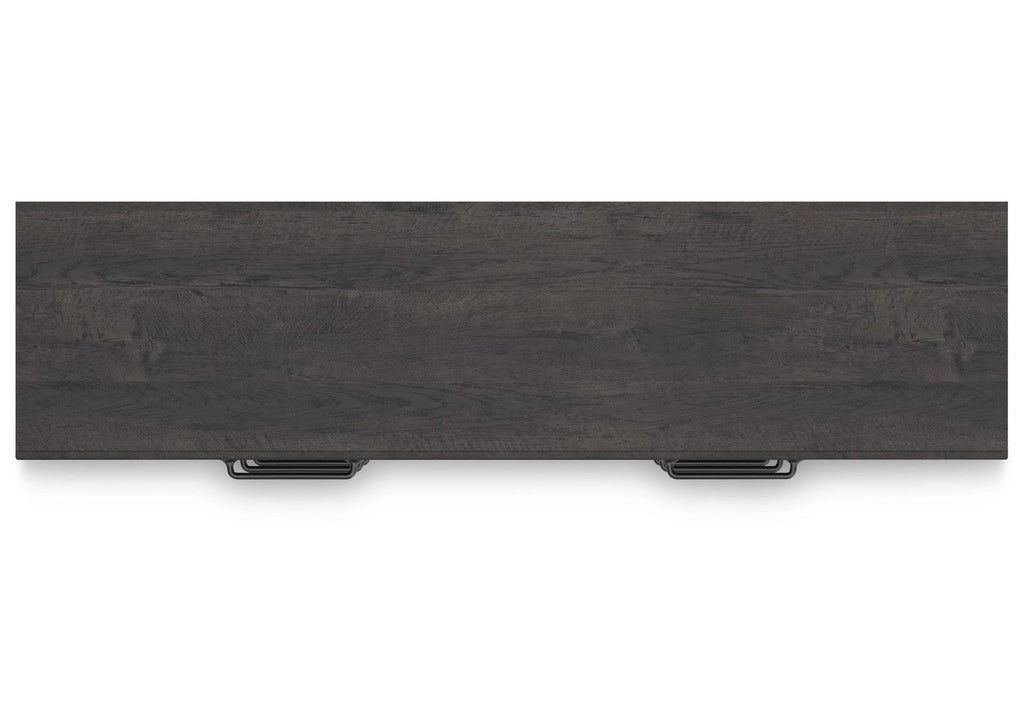 Delmorta Full Panel Storage Bed and Dresser
