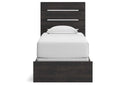 Delmorta Twin Panel Bed and Dresser