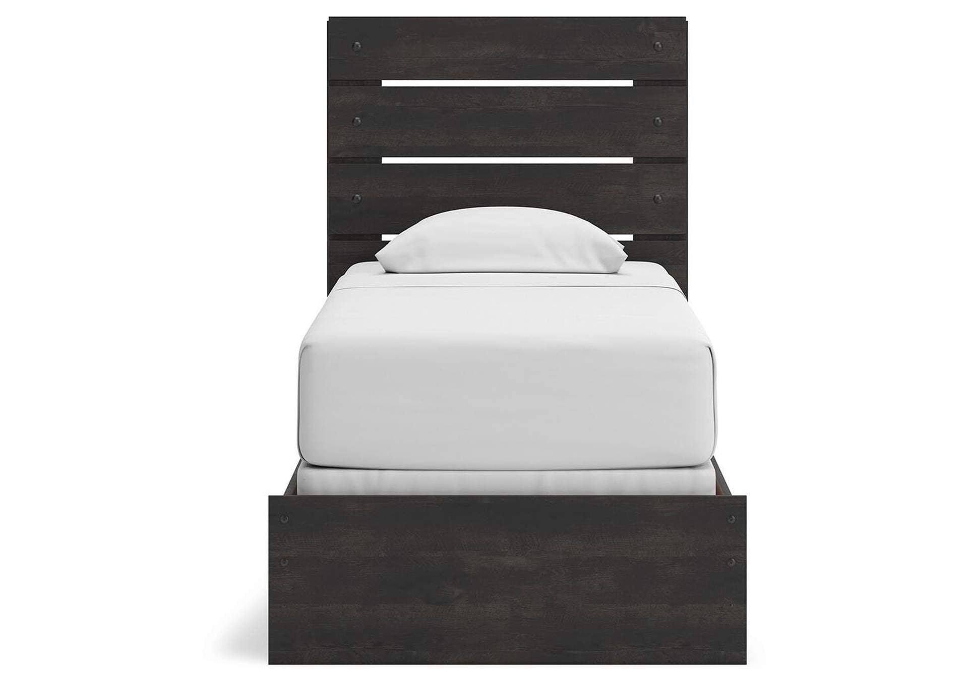 Delmorta Twin Panel Bed and Dresser