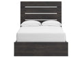 Delmorta Full Panel Storage Bed, Dresser, Mirror and Chest