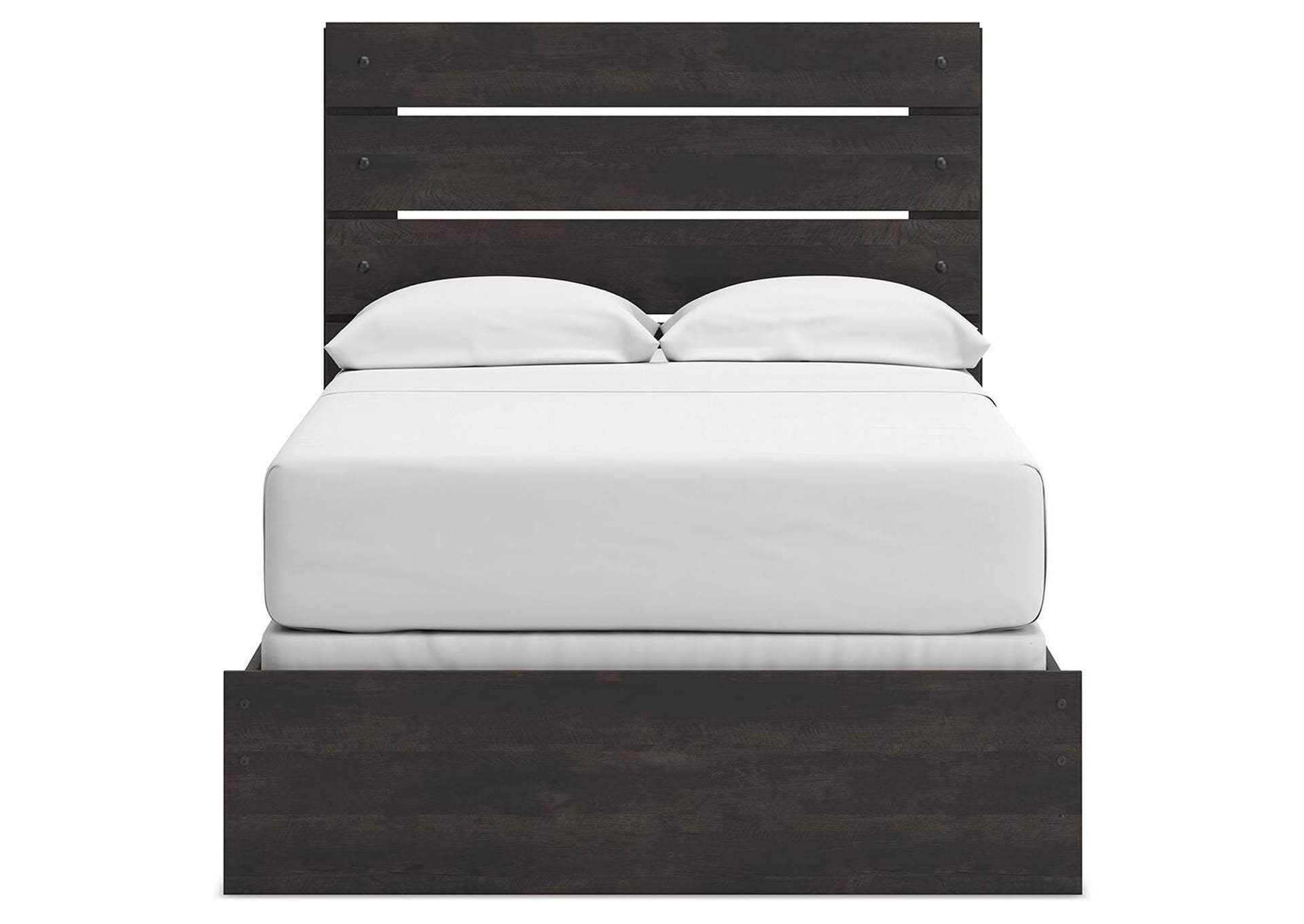 Delmorta Full Panel Bed and Dresser