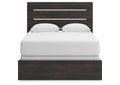 Delmorta Queen Panel Bed, Dresser and Mirror