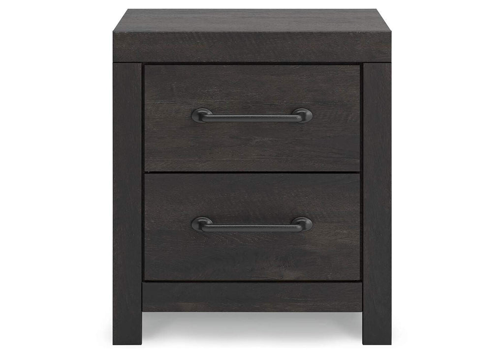 Delmorta Twin Panel Storage Bed, Dresser, Mirror and 2 Nightstands