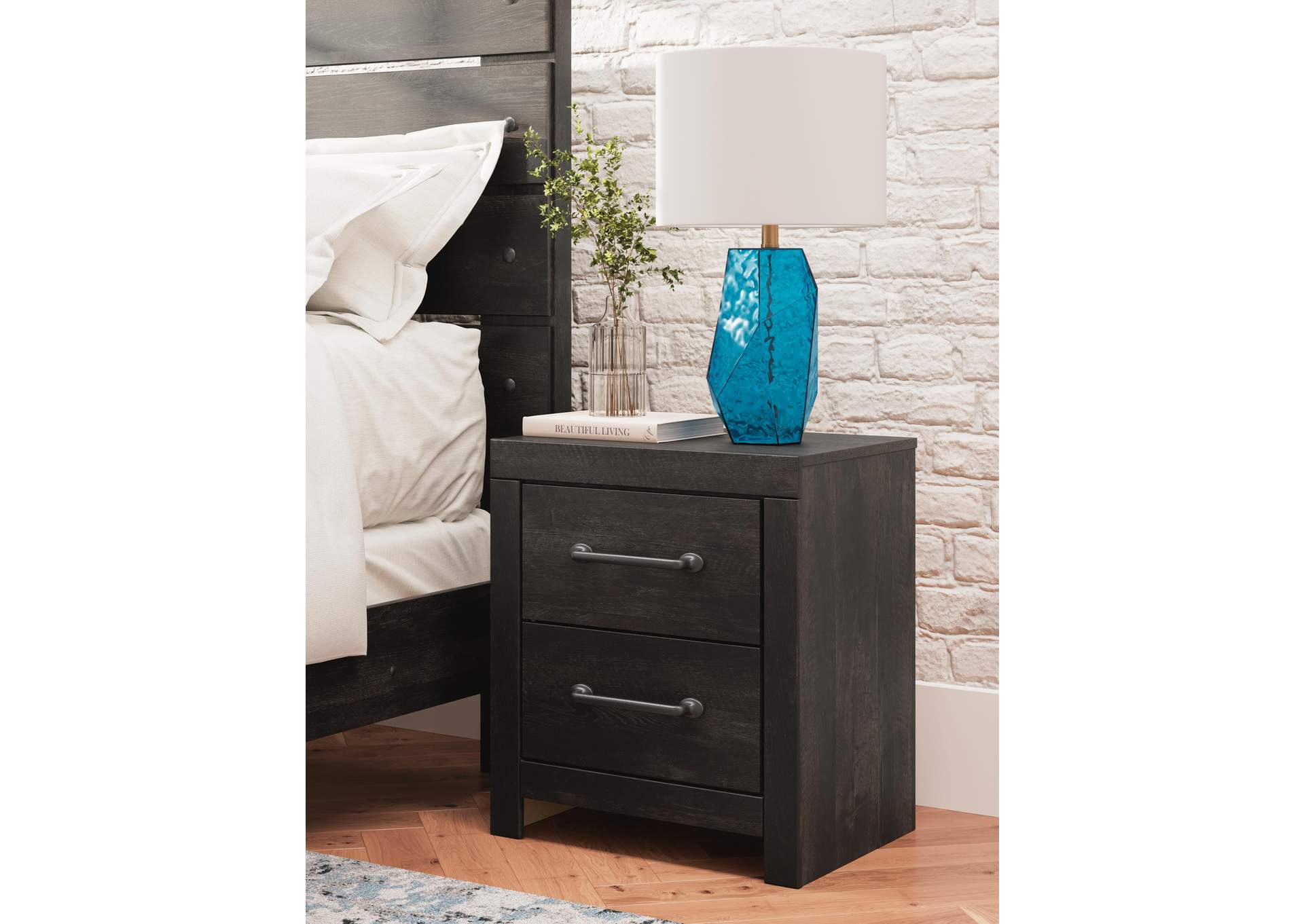 Delmorta Full Panel Bed, Dresser, Mirror and 2 Nightstands