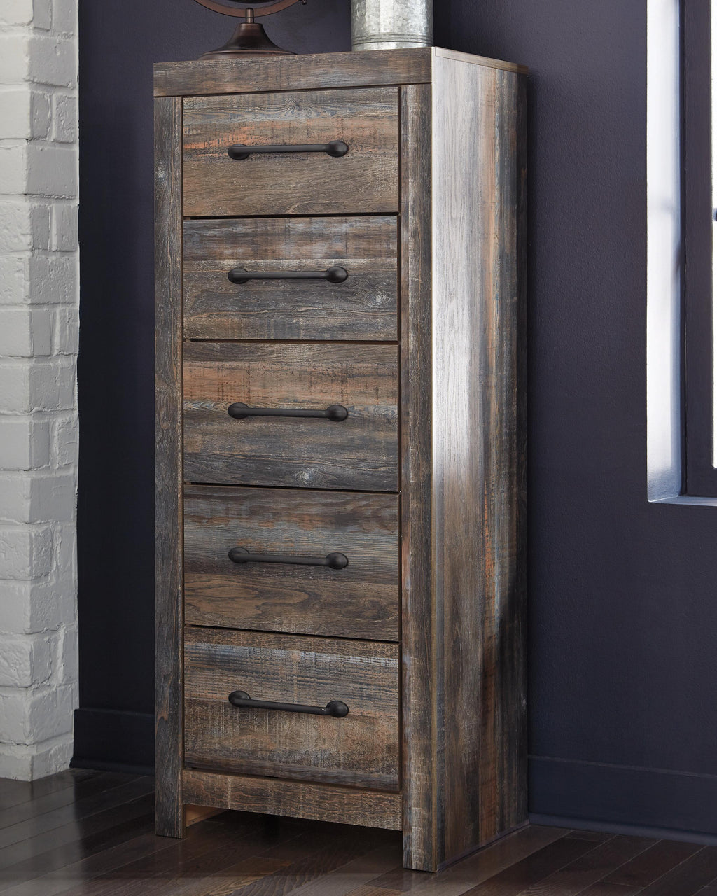 Drystan Narrow Chest in Multi, lifestyle view
