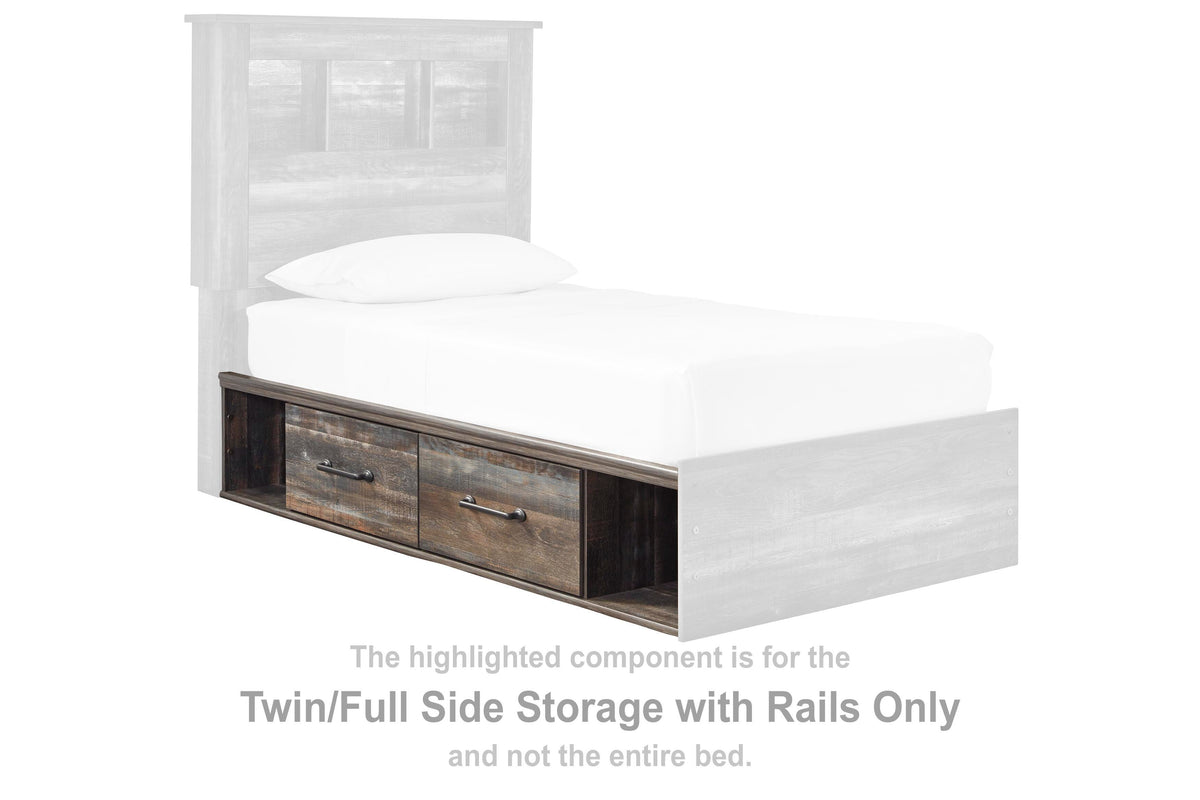 Drystan Twin Panel Bed with 2 Storage Drawers - image 12