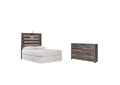 Drystan Twin Panel Headboard Bed with Dresser