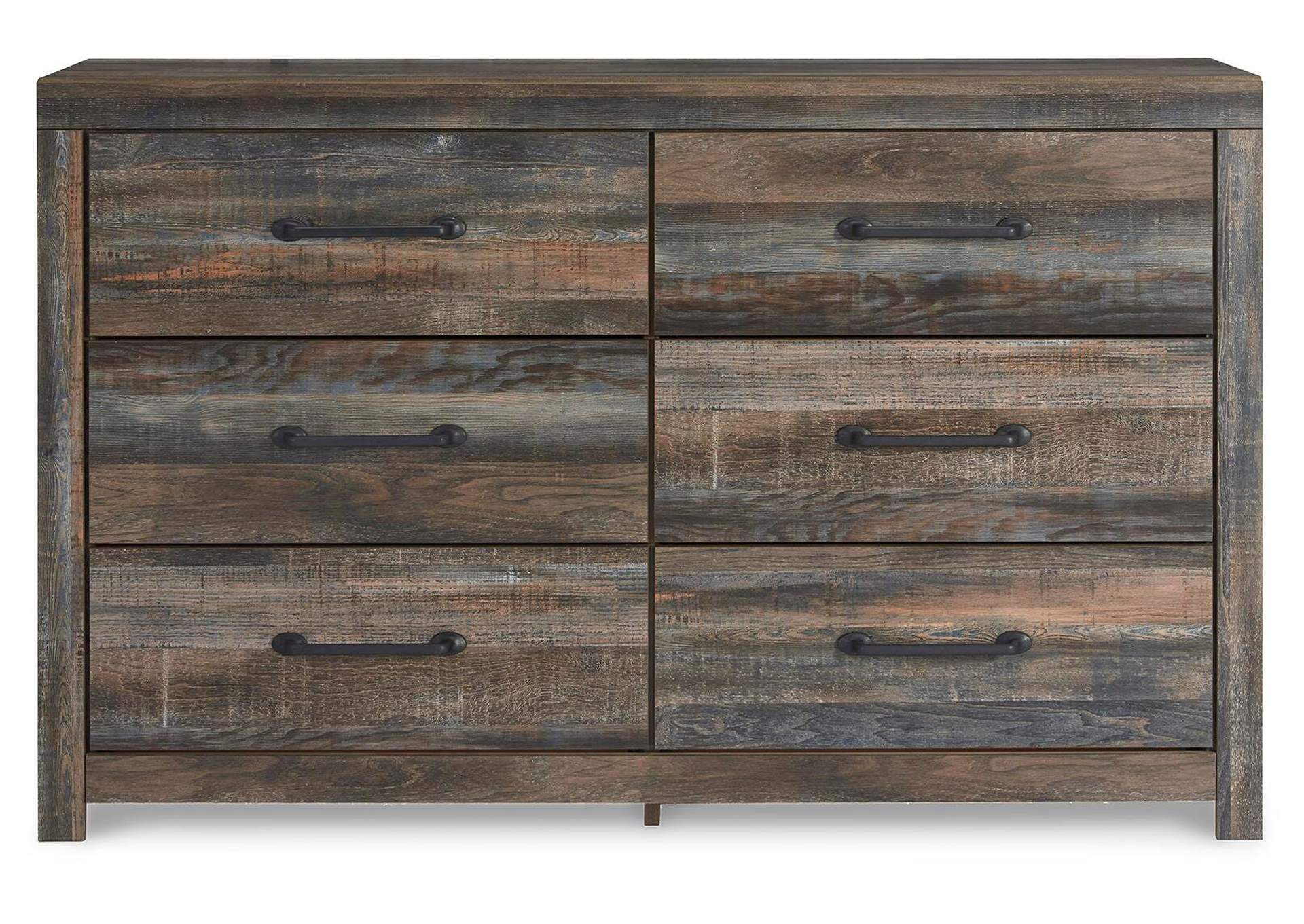 Drystan Full Bookcase Bed with 4 Storage Drawers with Dresser