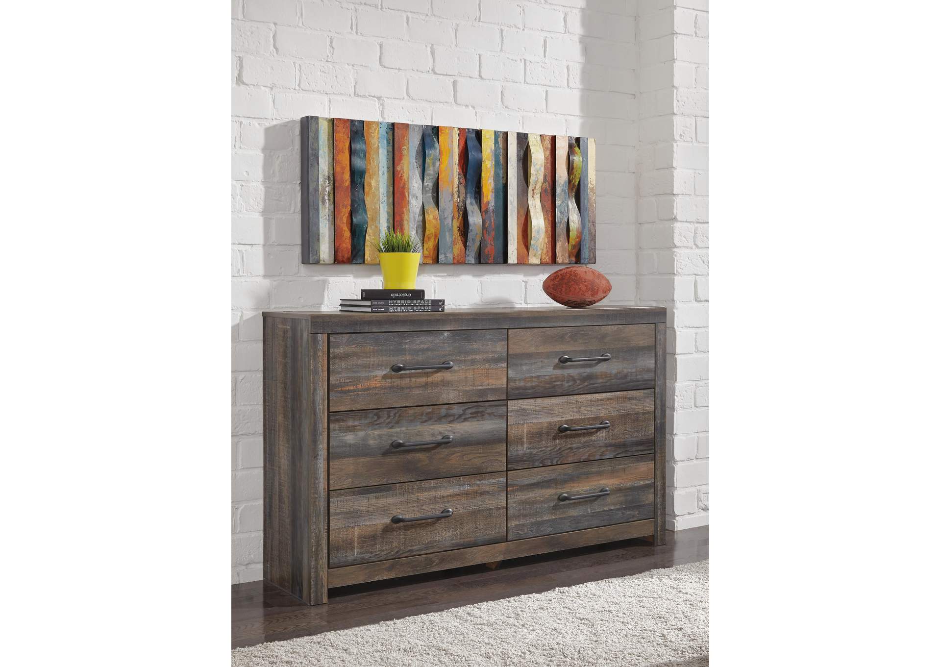 Drystan Twin Panel Bed with Dresser and Nightstand