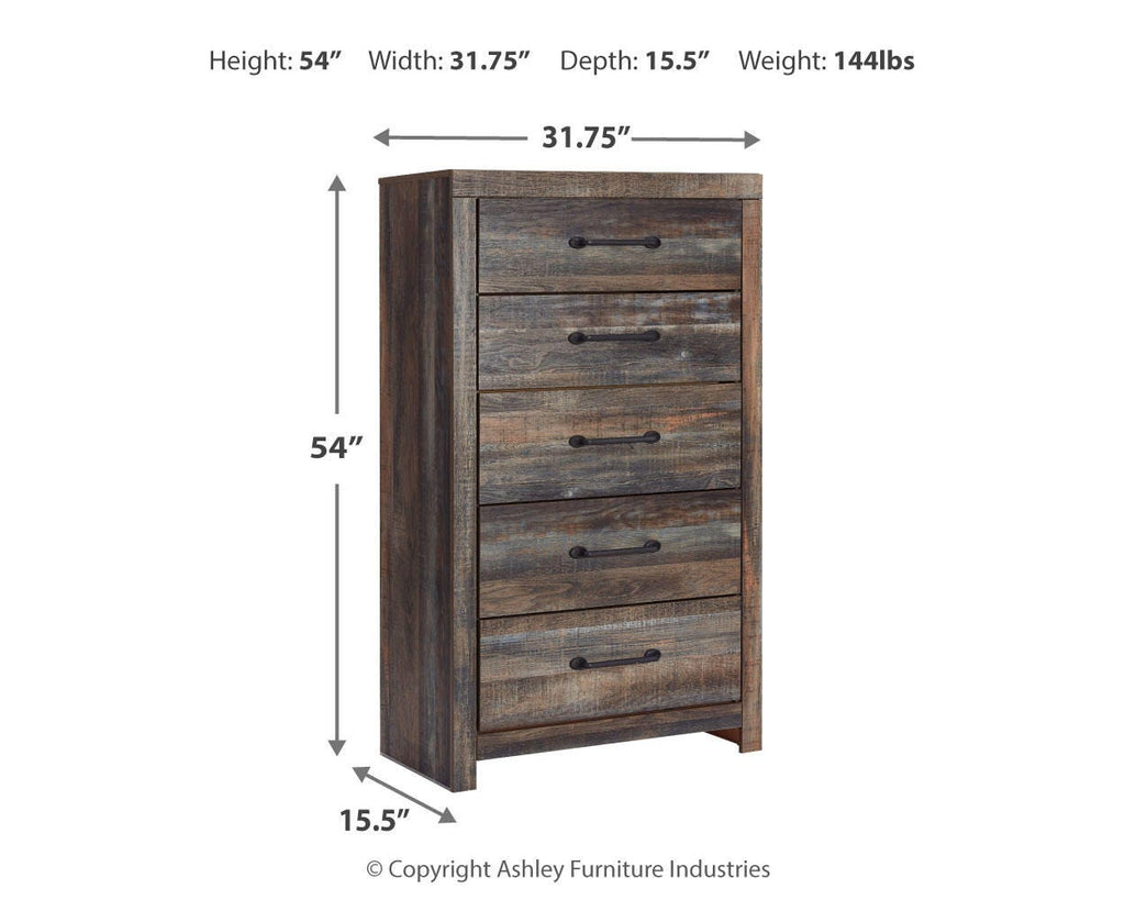 Drystan Chest of Drawers in Multi, alternate view 7