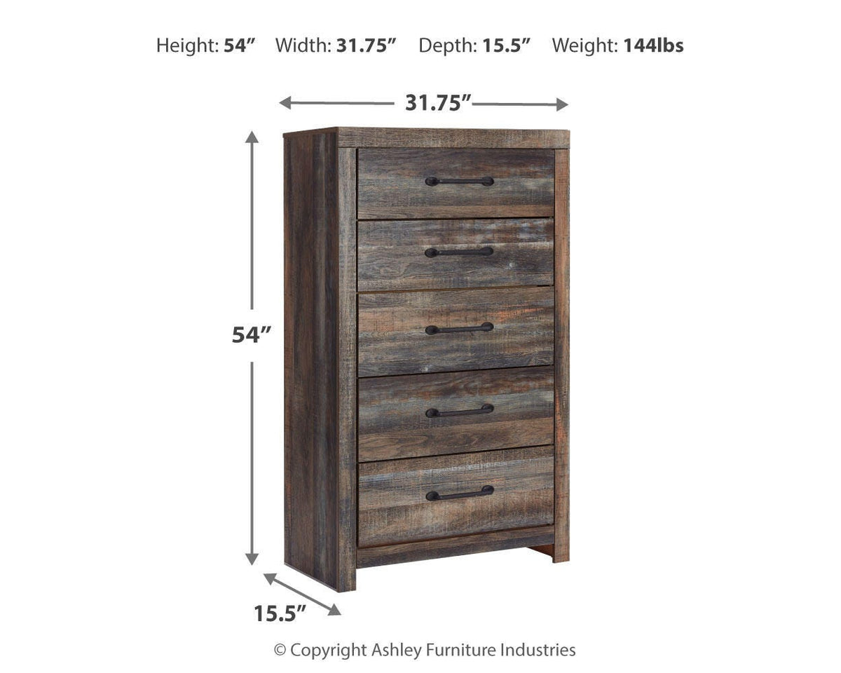 Drystan Chest of Drawers in Multi, alternate view 7