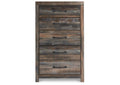 Drystan King Bookcase Bed with 4 Storage Drawers with Mirrored Dresser and Chest