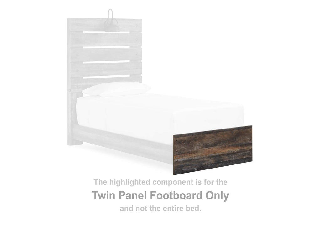 Drystan Twin Panel Bed with Nightstand