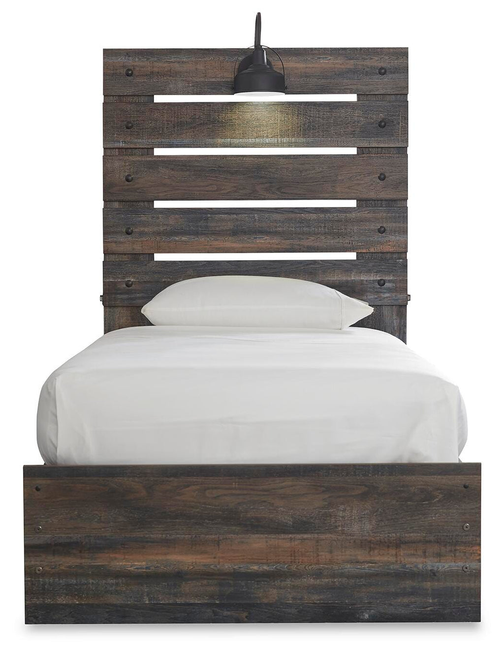 Drystan Twin Panel Bed with 2 Storage Drawers - image 3