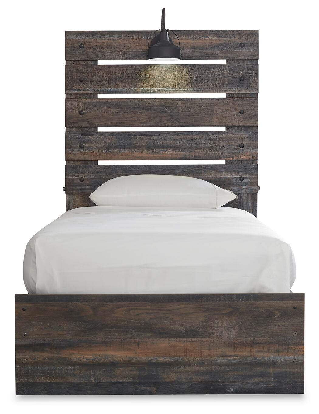 Drystan Twin Panel Bed with 2 Storage Drawers - image 3