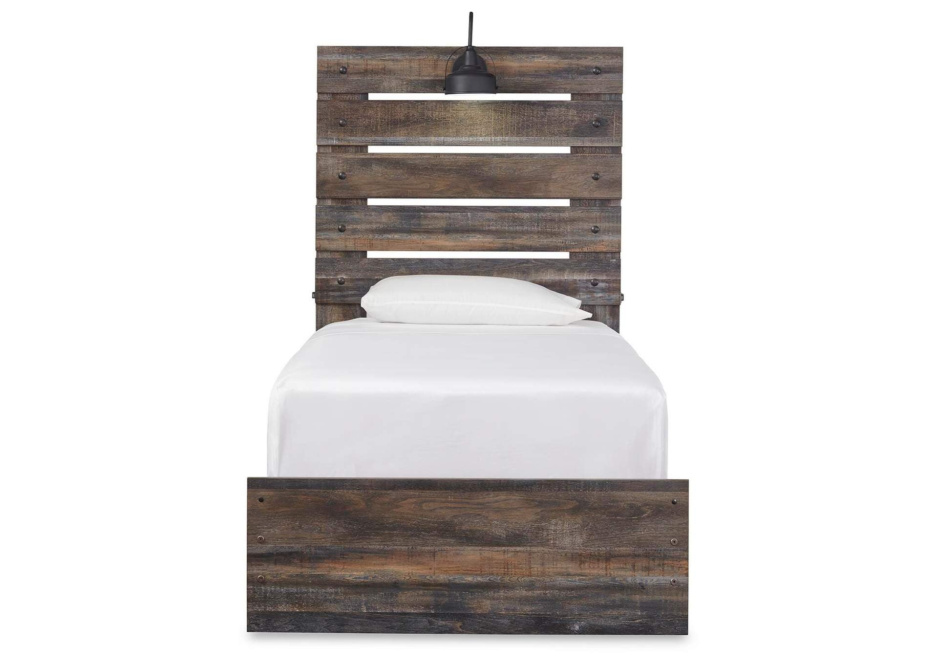 Drystan Twin Panel Bed with Nightstand