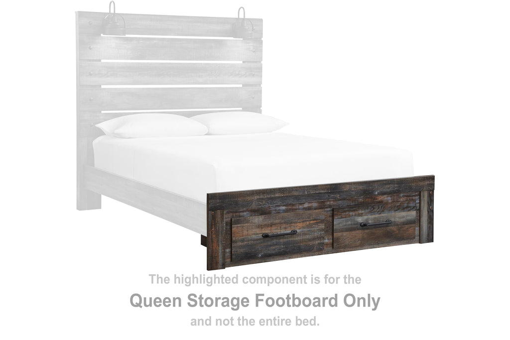 Drystan Queen Bookcase Bed with 2 Storage Drawers - image 7