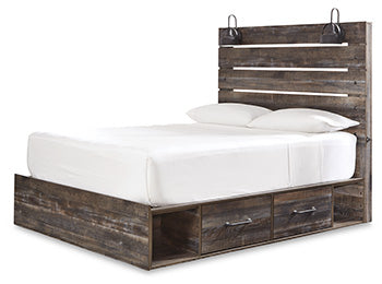 Drystan Queen Panel Bed with 4 Storage Drawers - image 1