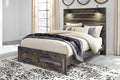 Drystan Queen Panel Bed with 2 Storage Drawers - image 1