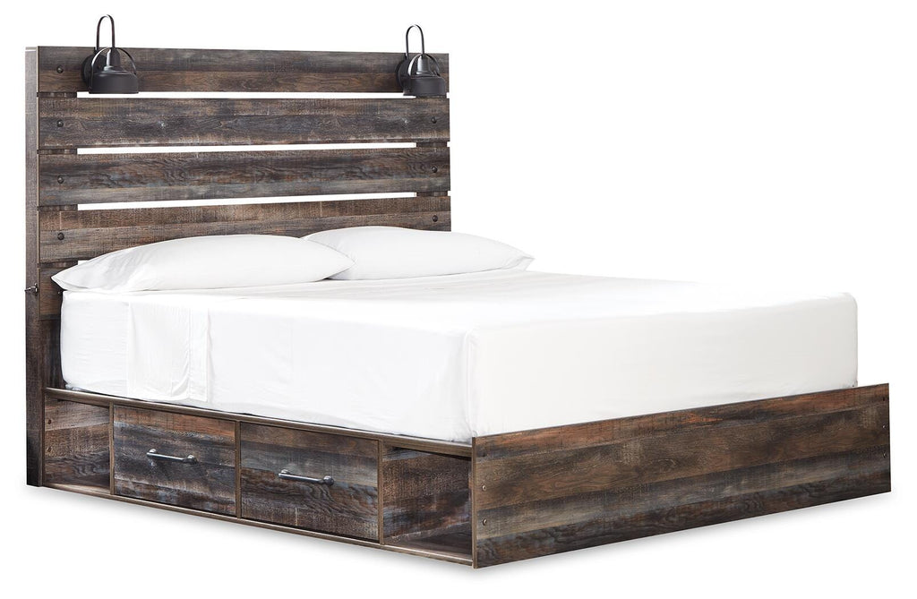 Drystan King Panel Bed with 4 Storage Drawers - image 3